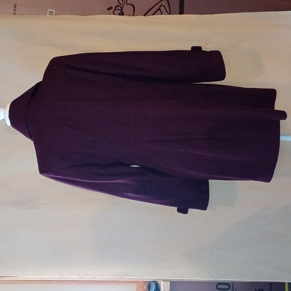 Women's Liz Claiborne Wool Button Jacket - Picture 4 of 8